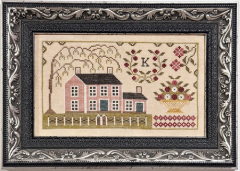 AUDIE'S PINK HOUSE Cross Stitch Pattern
