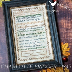 CHARLOTTE BRIDGER 1843 Pattern