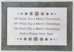 CHRISTMAS WISHES CROSS STITCH PATTERN - SET OF 2 CHARTS