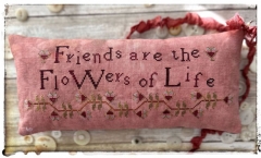 FRIENDS ARE FLOWERS CROSS STITCH PATTERN - PREORDER