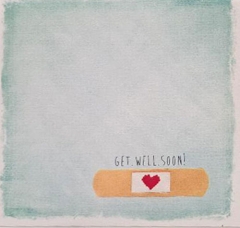GET WELL SOON GREETING CARD