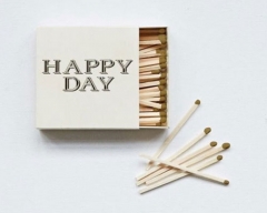 HAPPY DAY WOODEN MATCHES