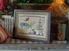KIND & GENTLE WOODLAND HOLIDAY SAMPLER KIT - 40 Count Linen (Includes Pattern)