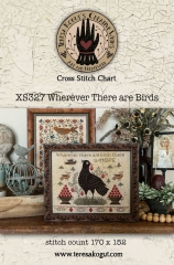 WHEREVER THERE ARE BIRDS CROSS STITCH PATTERN - PREORDER