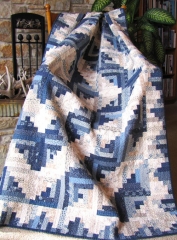 BLUE AND SENTIMENTAL QUILT PATTERN
