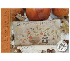GOURDNESS GRACIOUS! CROSS STITCH KIT - 40 count linen (Includes Pattern)