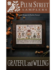 GRATEFUL AND WILLING Cross Stitch Pattern