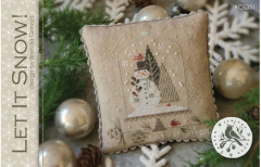 LET IT SNOW CROSS STITCH KIT -36 Count Linen (Includes Pattern)