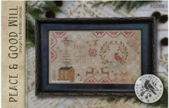PEACE & GOOD WILL CROSS STITCH KIT -36 Count Linen (Includes Pattern)