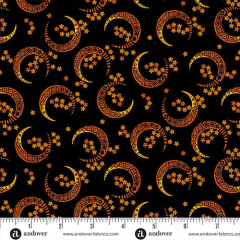 MIDNIGHT MOON Fabric | Half Yard | 1528-K