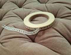 DECORATIVE ADHESIVE TAPE WITH ABCs