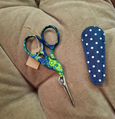 BLUE STORK SCISSOR WITH SHEATH