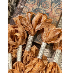 DREAMSICLE DISTRESSED AGED RIBBON - 5 Yards