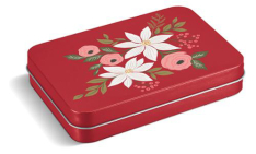 FLORAL TIN - LB1005