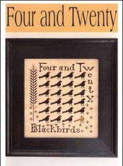 FOUR AND TWENTY Cross Stitch Pattern