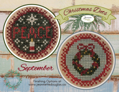 "CHRISTMAS DOTS - SEPTEMBER" Cross Stitch Pattern
