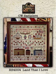 LAND THAT I LOVE Cross Stitch Pattern