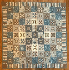 Exclusive "MARIE'S GARDEN" Quilt Kit - Includes Pattern, Fabric, Linen, Wool