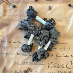 OLIVE BRANCH DISTRESSED AGED RIBBON - 5 Yards