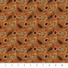 CHEDDAR & COAL III Fabric by Pam Buda R171473D-Cheddar