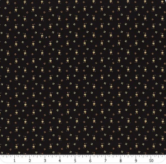 CHEDDAR & COAL III Fabric by Pam Buda R171481D-Black