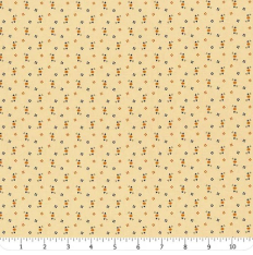 CHEDDAR & COAL III Fabric by Pam Buda R171481D-Cream