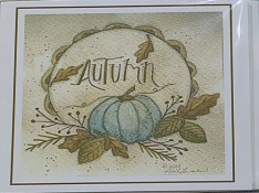 AUTUMN WHIMSY Set of 5 - AUTUMN PUMPKIN DESIGN
