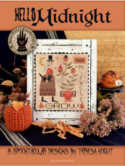 HELLO MIDNIGHT Cross Stitch Pattern Book (8 Designs) - PREORDER
