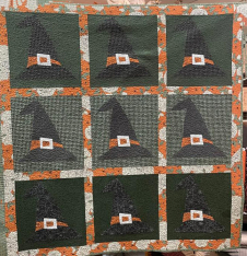 HESTER'S HAT Quilt Kit ~ COUNTRY SAMPLER VERSION ~ (Does Not Include Pattern or Backing)