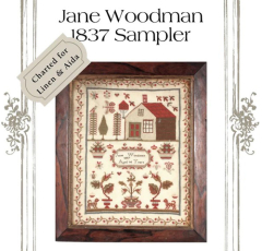 JANE WOODMAN 1837 SAMPLER Cross Stitch Pattern