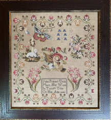 "JULIA RACHEL DE LA MARE, 1849" Cross Stitch Pattern