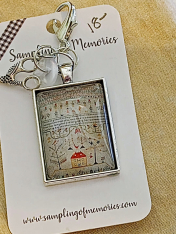 SCISSOR FOB featuring Sampler from NeedleworkPress - EXCLUSIVE - LIMITED AVAILABILITY