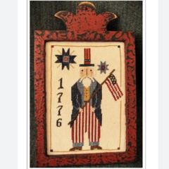TALL UNCLE SAM Cross Stitch Pattern