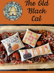THE OLD BLACK CAT Cross Stitch Pattern