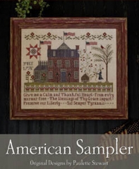 AMERICAN SAMPLER CROSS STITCH PATTERN