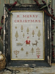 BRINGING HOME THE TREE CROSS STITCH PATTERN