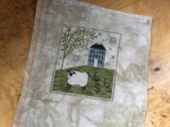 SHEEPISH MANOR CROSS STITCH KIT