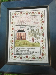 THE STITCH GIRL SAMPLER CROSS STITCH Pattern