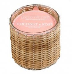 COCONUT ROSE FRAGRANCED CANDLE