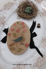 FEATHERED NEST PIN BOOK KIT - 32 COUNT Linen