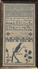 BETTY TAYLOR'S 1794 SAMPLER REPRODUCTION