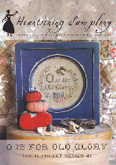 O IS FOR OLD GLORY CROSS STITCH DESIGN
