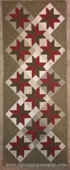 HOLLYBERRY STAR TABLERUNNER PATTERN