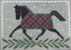 HORSE COUNTRY HOLIDAY CROSS STITCH PATTERN