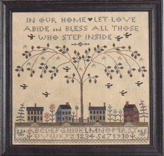 LOVE ABIDE CROSS STITCH