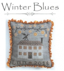 WINTER BLUES CROSS STITCH