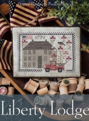 LIBERTY LODGE CROSS STITCH KIT - 36 COUNT (includeds pattern)