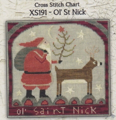 OL' ST NICK CROSS STITCH PATTERN