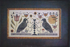 BLACKBIRD FRAKTUR CROSS STITCH KIT