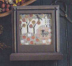 AUTUMN EWE CROSS STITCH DESIGN